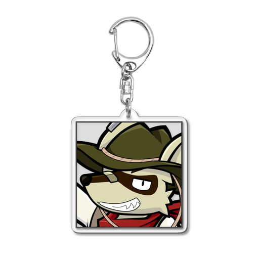 顔アクキーダッシュ