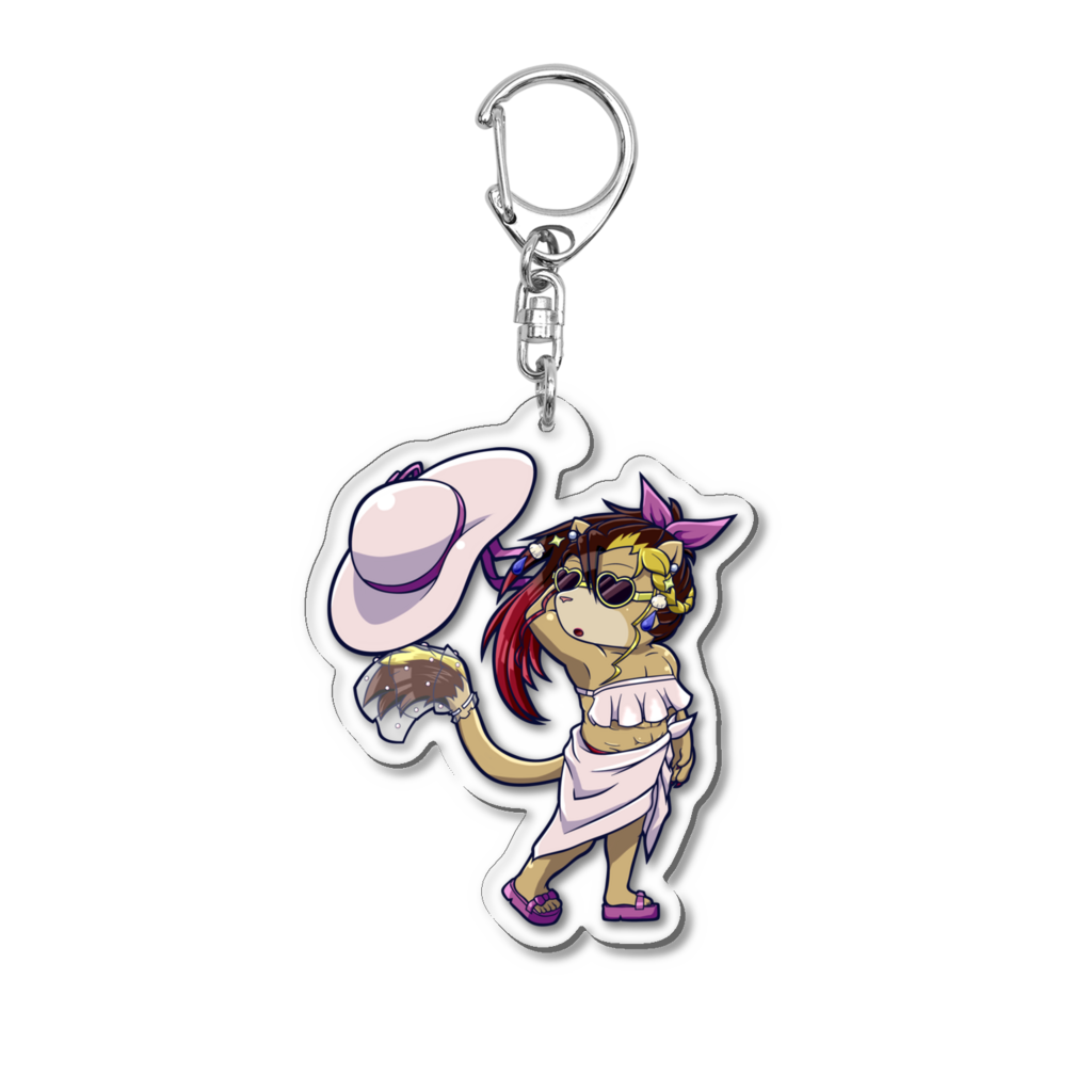 描きおろし水着アクキーメラノ